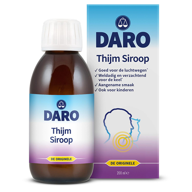 Sirop au thym Daro Original 200ml