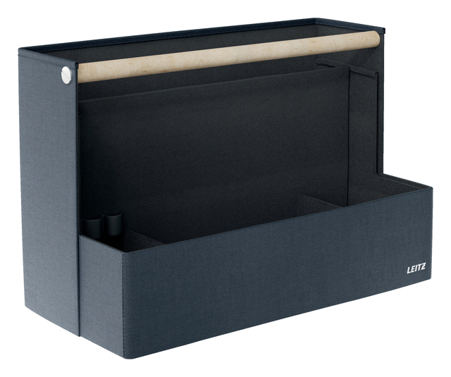 Organiseur de bureau portable Leitz tissu gris foncé
