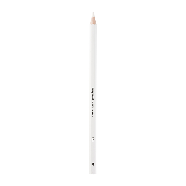 Crayon de couleur Bruynzeel Super 901 blanc