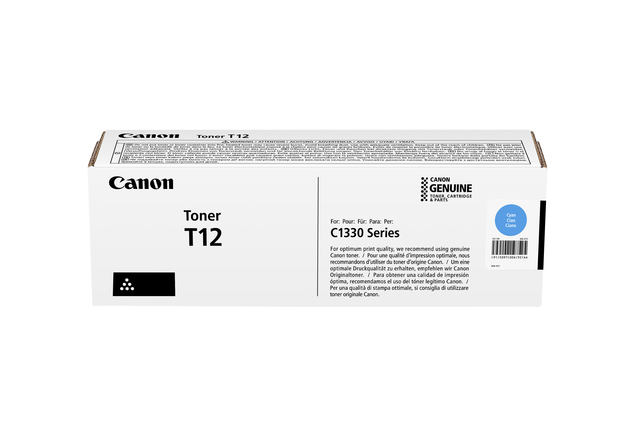 Cartouche toner Canon T12 bleu