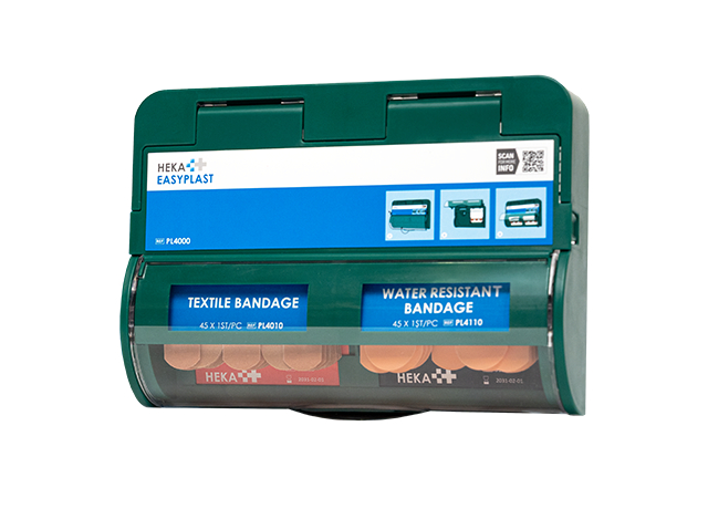 Pleisterdispenser Heka Easyplast met inhoud