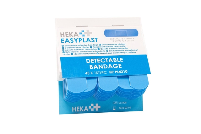 Pansement Heka EasyPlast détectable recharge 6x 45 pièces
