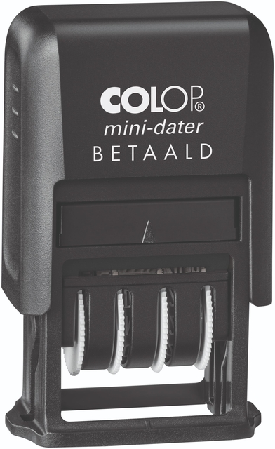 Woord-datumstempel Colop Printer Mini S 160/L betaald zwart