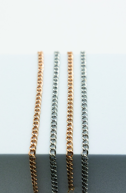 Brillenketting I Need You assorti goud en zilver 4 stuks