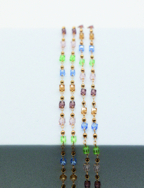 Brillenketting I Need You assorti multicolor 4 stuks
