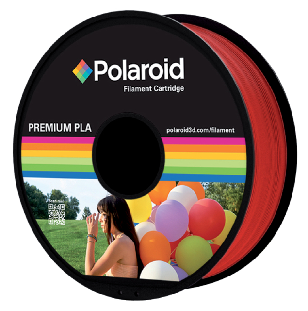 Filament 3D Polaroid 1.75mm PLA 1 kg rouge