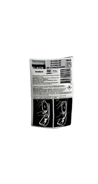 Desinfectiegel BlackSatino SF30 NiQs 750ml 332490