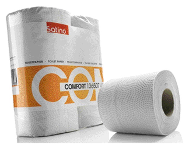 Papier toilette Satino Smart  MT1 062420 2 épaisseurs 200 feuilles blanc