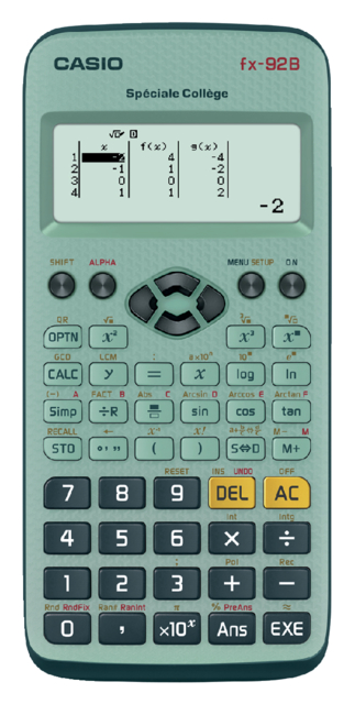 Rekenmachine Casio FX-92B Speciale College II