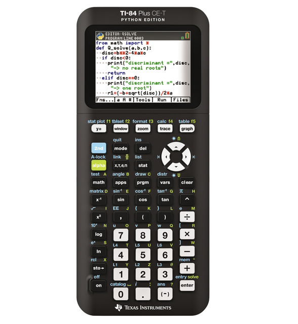 Calculatrice TI-84 Plus CE-T Edition Python