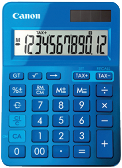 Calculatrice Canon LS-123K bleu
