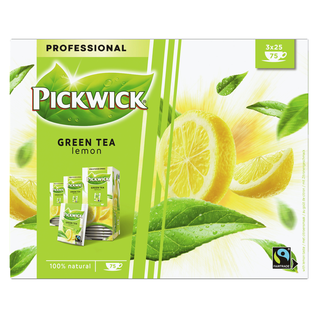 Thé vert Pickwick Fair Trade lemon 25x 1,5g