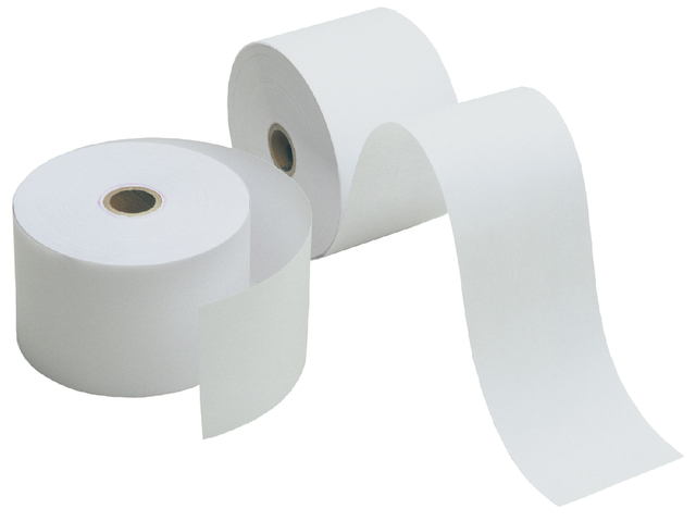 Rouleau caisse Qbasic 57mmx44m mandrin Ø12mm jet d'encre