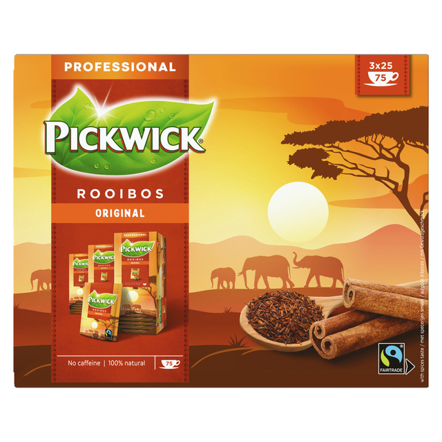 Thé Pickwick Fair Trade rooibos 25x 1,5g