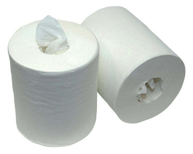 Poetspapier Cleaninq M2 1-laags 6x275m wit