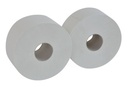 Toiletpapier Cleaninq T2 jumbo klein 2-laags 12x170m wit