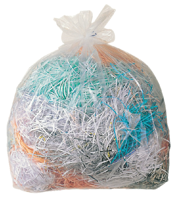 Papiervernietigerzak 188x190cm 350liter 100stuk