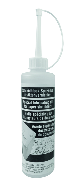 Huile lubrifiante pour destructeur HSM 250ml