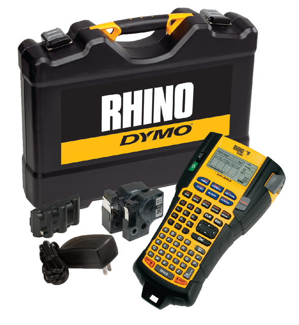 Etiqueteuse Dymo Rhino 5200 Industriel ABC 19mm jaune coffret