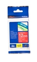 Labeltape Brother P-touch TZe-435 standaard 12mm wit op rood