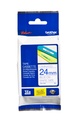 Ruban de lettrage Brother P-Touch TZe-253 standard 24mm bleu sur blanc