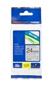 Labeltape Brother P-touch TZe-M951 metallic 24mm zwart op zilver