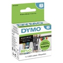 Etiquette Dymo LabelWriter multifonctionnelle amovible 13x25mm rouleau 1000 pcs blanc