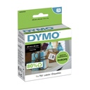 Etiquette Dymo LabelWriter multifonctionnelle amovible 25x25mm rouleau 750 pcs blanc