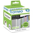 Etiquette Dymo LabelWriter carte classeur 59x190mm rouleau 110 pièces blanc