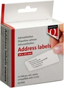 Etiquette Quantore 11352 54x25mm adresse blanc 500 pièces