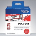 Etiket Brother DK-22251 doorlopend 62mm 1 rol á 15m wit