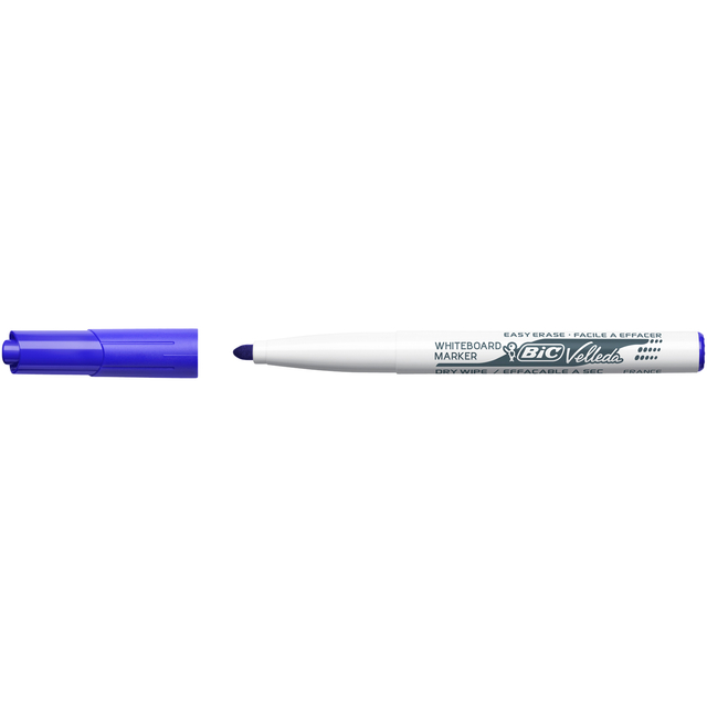 Marqueur tableau blanc BIC Velleda 1741 ogive Medium bleu