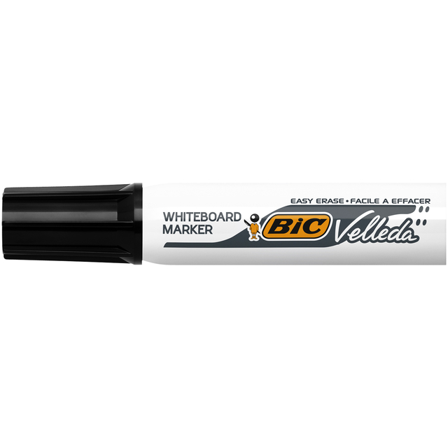 Marqueur tableau blanc BIC Velleda 1781 biseau Large noir