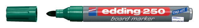 Whiteboardmarker edding 250 rond 1.5-3mm groen