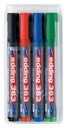 Marqueur tableau blanc edding 363 biseau 1-5mm assorti set 4 pièces
