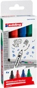 Marqueur tableau blanc edding 363 biseau 1-5mm assorti set 4 pièces