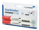 Whiteboardmarker Legamaster TZ 100 rond 1.5-3mm rood blister à 2 stuks