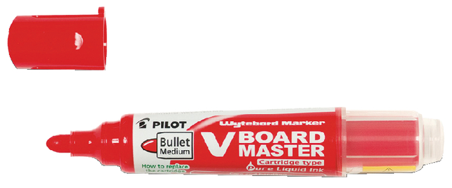 Marqueur tableau blanc PILOT Begreen ogive Medium rouge