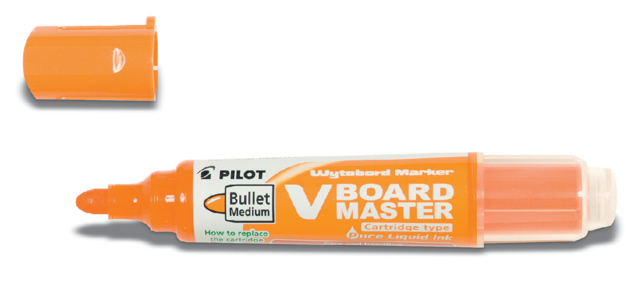 Marqueur tableau blanc Pilot Begreen ogive Medium orange