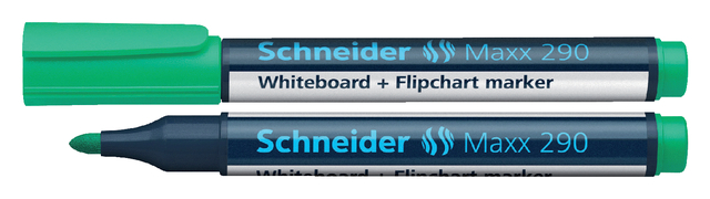 Whiteboardmarker Schneider Maxx 290 rond 2-3mm groen