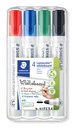 Whiteboardmarker Staedtler Lumocolor 351 set à 4 stuks standaard assorti