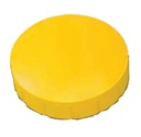 Magneet MAUL Solid 20mm 300gr geel 10 stuks