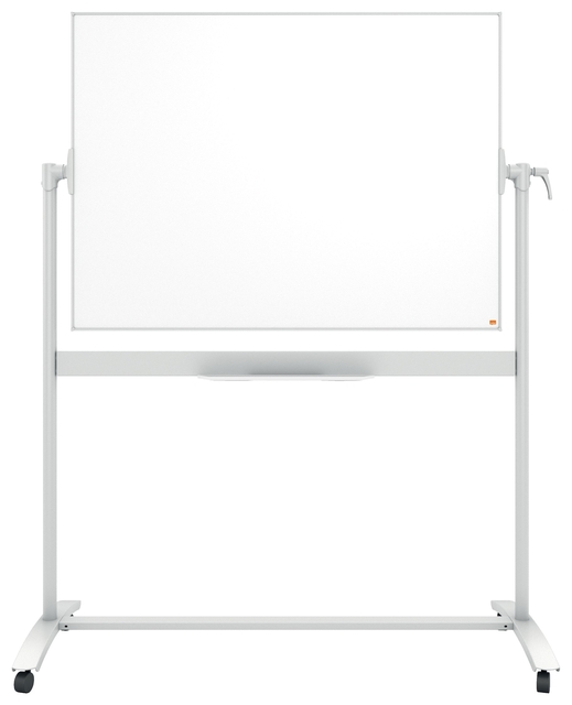 Whiteboard Nobo kantelbord mobiele 90x120cm staal