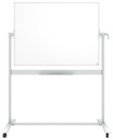 Tableau blanc pivotant Nobo mobile 90x120cm acier laqué