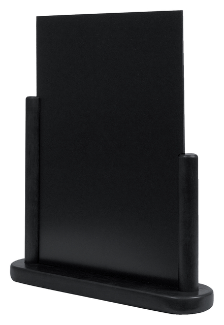 Krijtbord Securit 323x270x71mm zwart hout