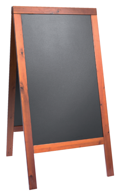 Panneau trottoir Securit 700x1250x40mm bois acajou