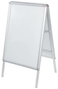 Chevalet de trottoir Nobo Premium Plus A1 avec cadre clipsable