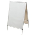 Chevalet de trottoir Nobo Premium Plus A0 118,9x84,1cm avec cadre clipsable