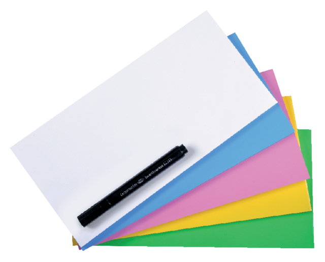 Magic-chart Notes Legamaster tableau blanc 100x200mm assorti 500 feuilles