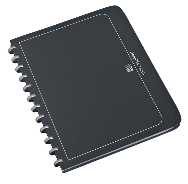 Classeur présentation Oxford Vario-Zipp A4 25 pochettes anthracite